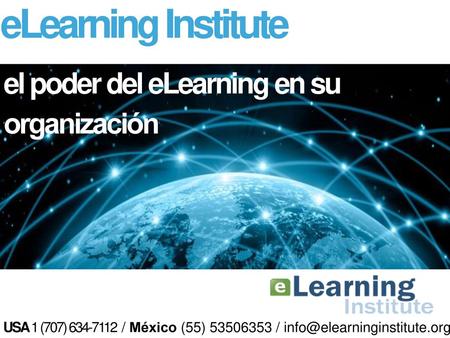 eLearning Institute el poder del eLearning en su organización