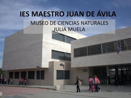 IES MAESTRO JUAN DE ÁVILA