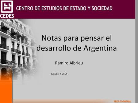 desarrollo de Argentina