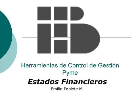Herramientas de Control de Gestión Pyme