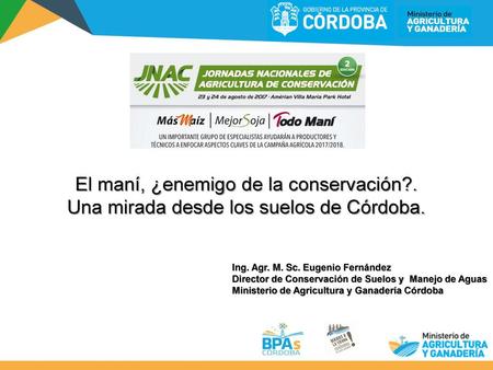 El maní, ¿enemigo de la conservación?.