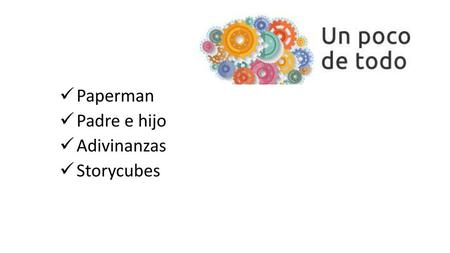 Paperman Padre e hijo Adivinanzas Storycubes
