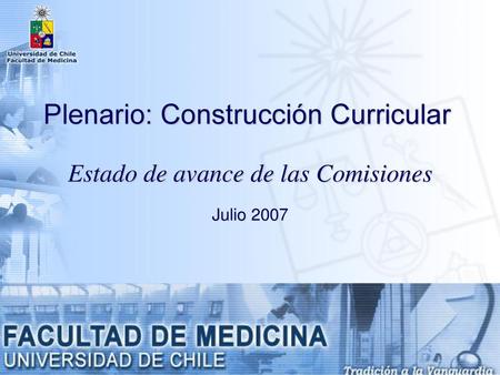 Plenario: Construcción Curricular