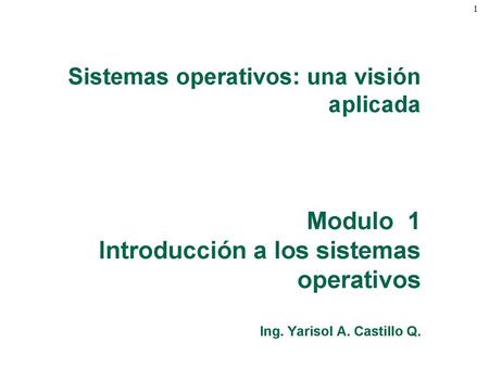 ¿Qué es un sistema operativo y para qué sirve? Un sistema operativo (SO) es un programa informático cuyo principal objetivo es permitir.