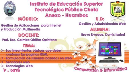 Page 1. Page 2 Los lineamientos básicos que debe contener las paginas HTML.
