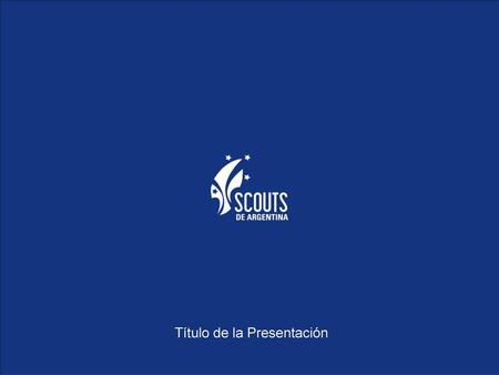 Título de la Presentación