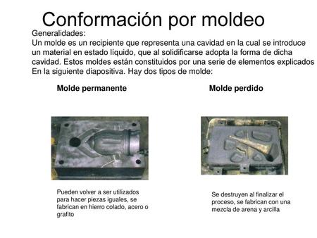 Conformación por moldeo