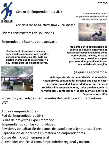 Centro de Emprendedores UNY