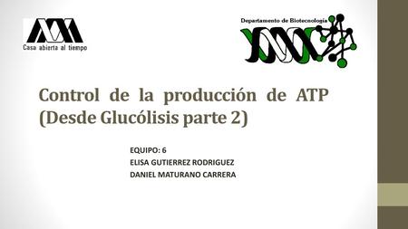 Control de la producción de ATP (Desde Glucólisis parte 2)