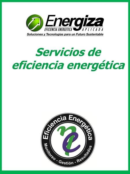Servicios de eficiencia energética