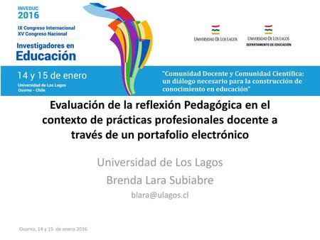 Universidad de Los Lagos Brenda Lara Subiabre
