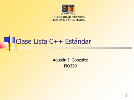 Clase Lista C++ Estándar