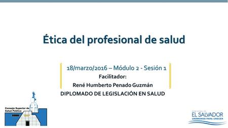 Ética del profesional de salud