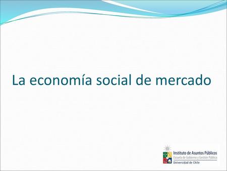 La economía social de mercado
