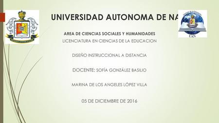 UNIVERSIDAD AUTONOMA DE NAYARIT