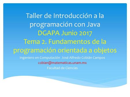 Ingeniero en Computación José Alfredo Cobián Campos