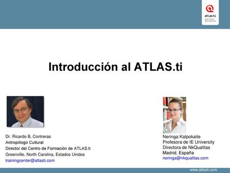 Introducción al ATLAS.ti