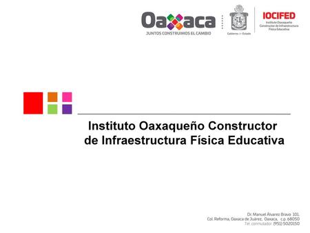Instituto Oaxaqueño Constructor de Infraestructura Física Educativa