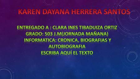 KAREN DAYANA HERRERA SANTOS
