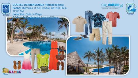 COCTEL DE BIENVENIDA (Rompe hielos).