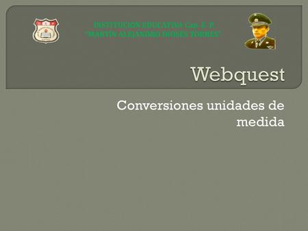 Conversiones unidades de medida