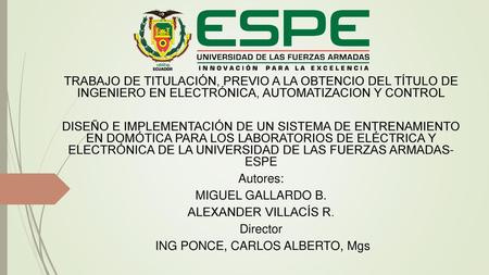 ING PONCE, CARLOS ALBERTO, Mgs