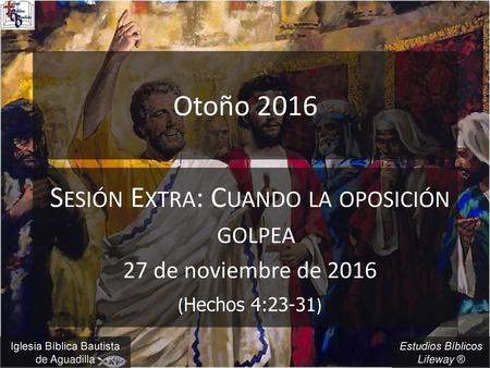 Sesión Extra: Cuando la oposición golpea