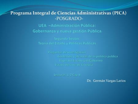 Dr. Germán Vargas Larios