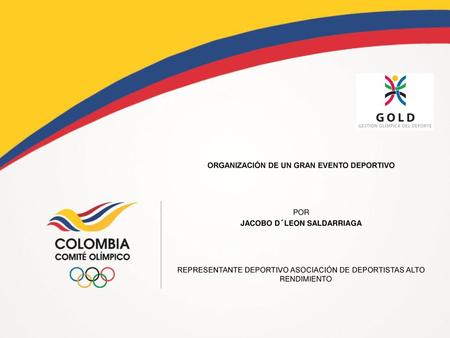 ORGANIZACIÓN DE UN GRAN EVENTO DEPORTIVO