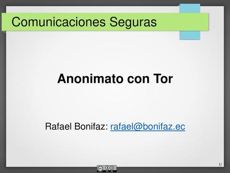 Comunicaciones Seguras