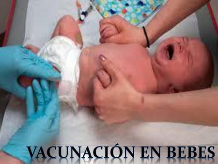 Vacunación en bebes.