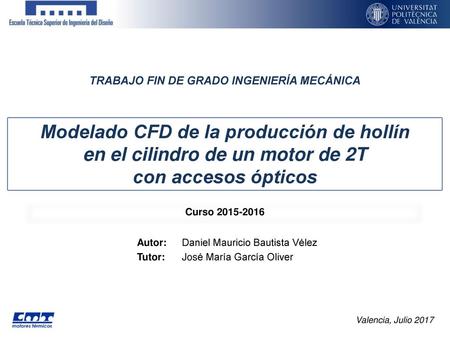 Modelado CFD de la producción de hollín