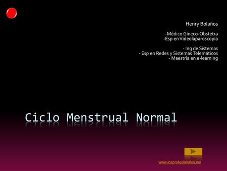 Ciclo Menstrual Normal
