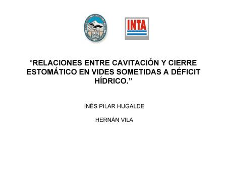 INÉS PILAR HUGALDE HERNÁN VILA