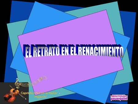 EL RETRATO EN EL RENACIMIENT0