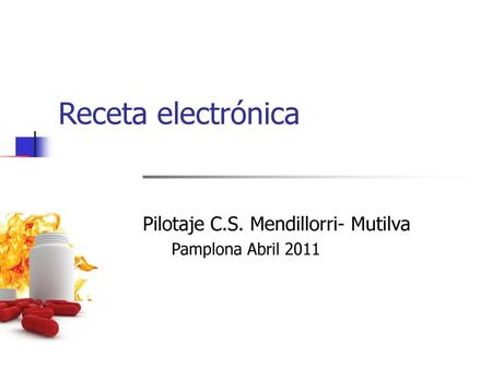 Pilotaje C.S. Mendillorri- Mutilva Pamplona Abril 2011