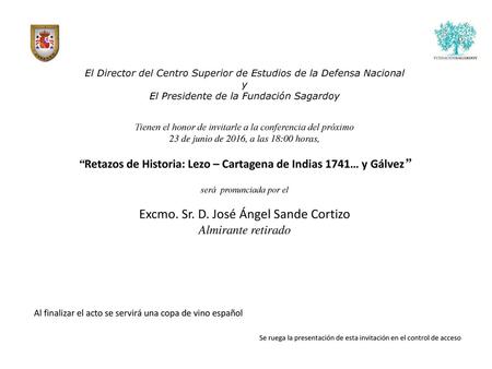 “Retazos de Historia: Lezo – Cartagena de Indias 1741… y Gálvez”