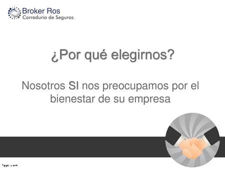 Nosotros SI nos preocupamos por el bienestar de su empresa