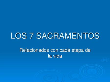 Relacionados con cada etapa de la vida