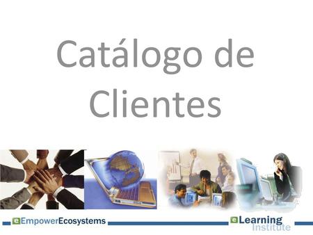 Catálogo de Clientes.