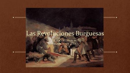 Las Revoluciones Burguesas