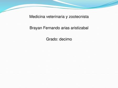 Medicina veterinaria y zootecnista