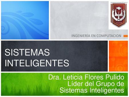 SISTEMAS INTELIGENTES