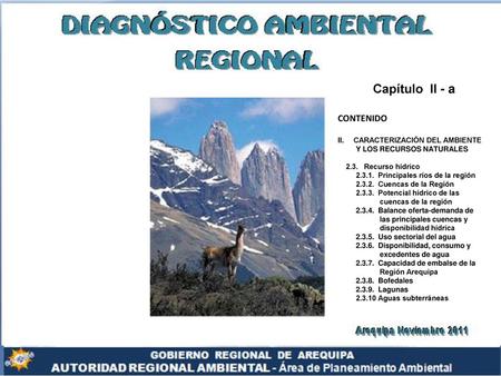 Capítulo II - a CONTENIDO CARACTERIZACIÓN DEL AMBIENTE