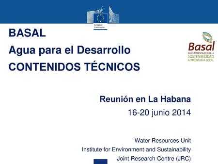 Agua para el Desarrollo CONTENIDOS TÉCNICOS