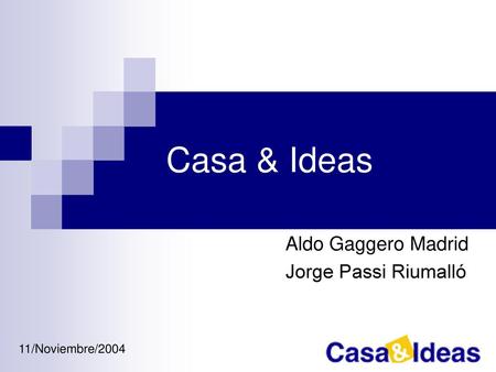 Aldo Gaggero Madrid Jorge Passi Riumalló