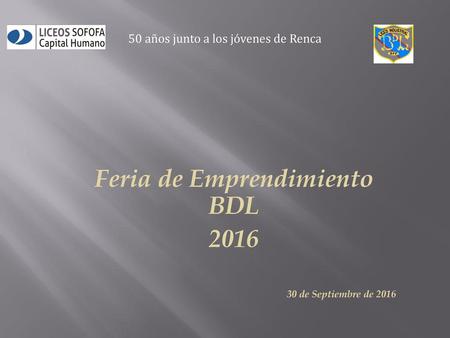 Feria de Emprendimiento BDL de Septiembre de 2016