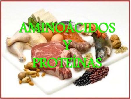 AMINOÁCIDOS Y PROTEÍNAS.