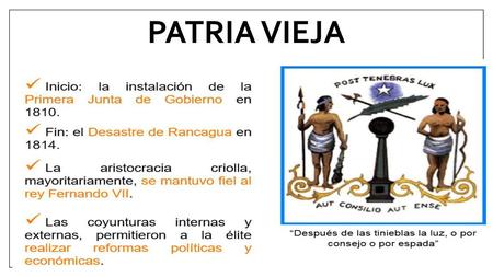 Patria vieja.