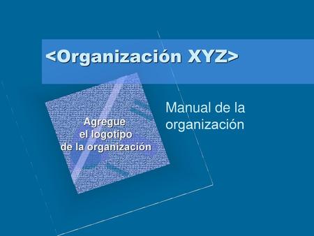 <Organización XYZ>